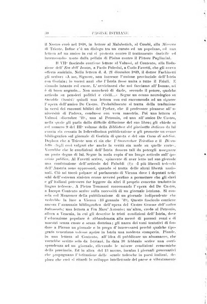 Pagine istriane periodico scientifico letterario-artistico