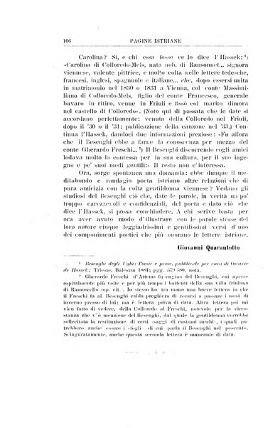 Pagine istriane periodico scientifico letterario-artistico