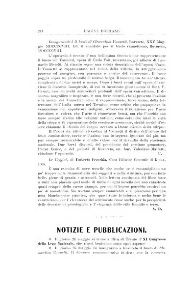 Pagine istriane periodico scientifico letterario-artistico