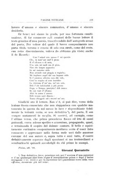 Pagine istriane periodico scientifico letterario-artistico