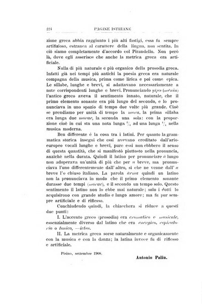 Pagine istriane periodico scientifico letterario-artistico