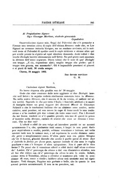 Pagine istriane periodico scientifico letterario-artistico