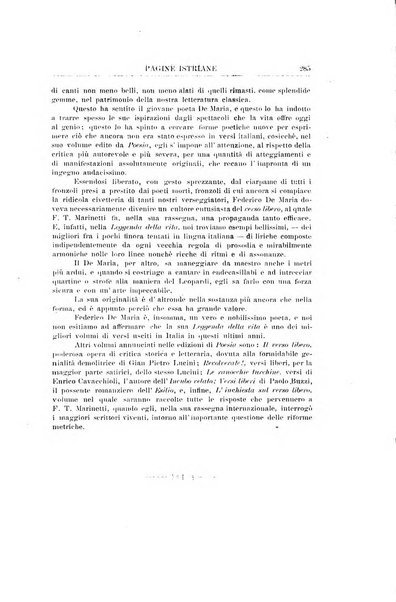 Pagine istriane periodico scientifico letterario-artistico