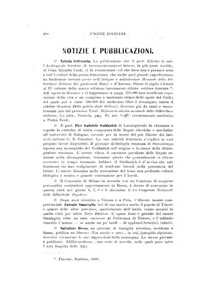 Pagine istriane periodico scientifico letterario-artistico