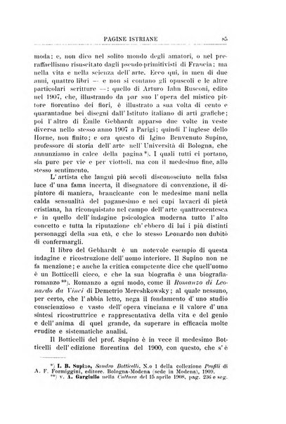 Pagine istriane periodico scientifico letterario-artistico