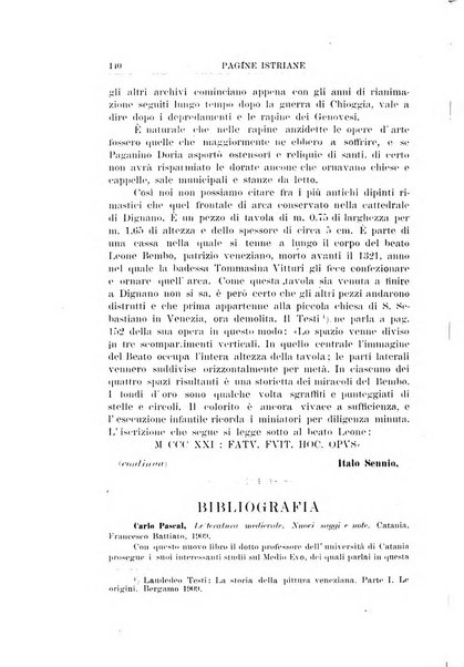 Pagine istriane periodico scientifico letterario-artistico