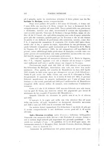 Pagine istriane periodico scientifico letterario-artistico