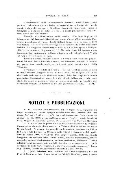 Pagine istriane periodico scientifico letterario-artistico