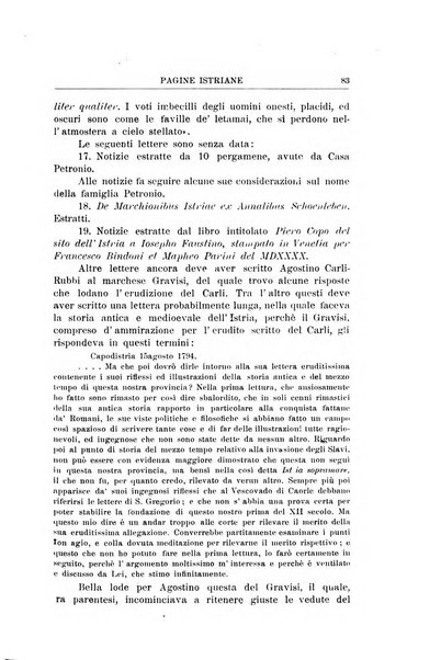 Pagine istriane periodico scientifico letterario-artistico