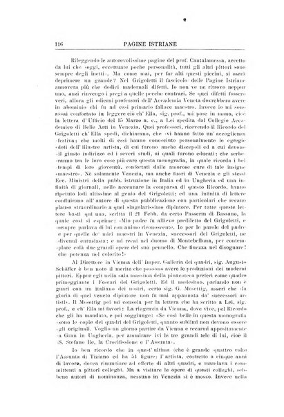 Pagine istriane periodico scientifico letterario-artistico