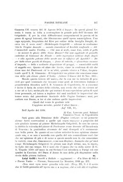 Pagine istriane periodico scientifico letterario-artistico