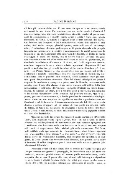 Pagine istriane periodico scientifico letterario-artistico