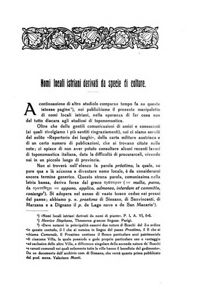 Pagine istriane periodico scientifico letterario-artistico