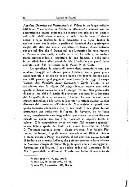 Pagine istriane periodico scientifico letterario-artistico