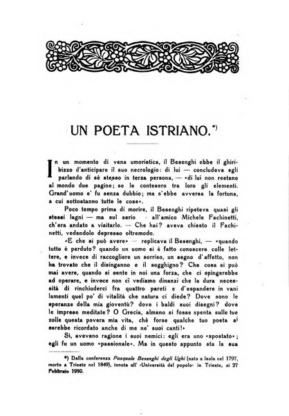 Pagine istriane periodico scientifico letterario-artistico