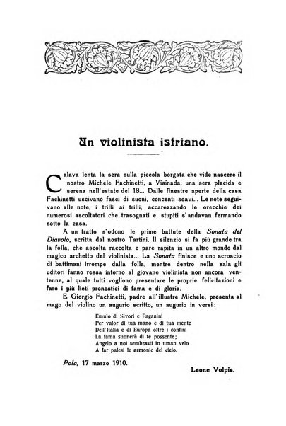 Pagine istriane periodico scientifico letterario-artistico