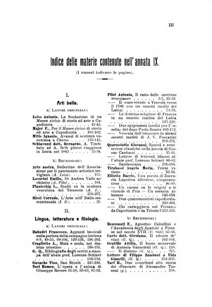 Pagine istriane periodico scientifico letterario-artistico