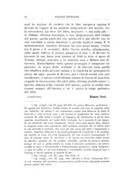 Pagine istriane periodico scientifico letterario-artistico