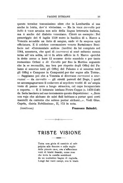 Pagine istriane periodico scientifico letterario-artistico