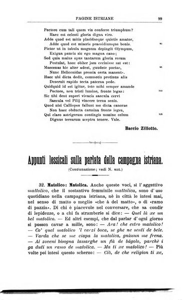 Pagine istriane periodico scientifico letterario-artistico