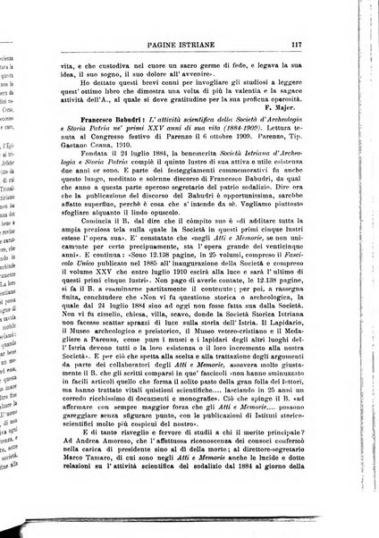 Pagine istriane periodico scientifico letterario-artistico