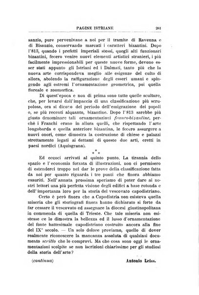 Pagine istriane periodico scientifico letterario-artistico