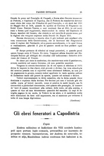 Pagine istriane periodico scientifico letterario-artistico