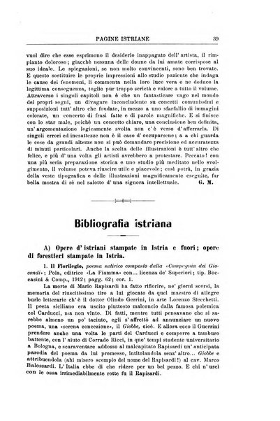 Pagine istriane periodico scientifico letterario-artistico