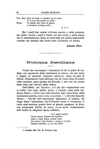 Pagine istriane periodico scientifico letterario-artistico