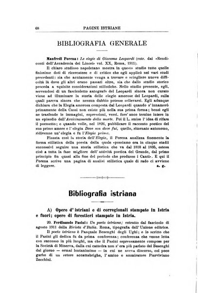 Pagine istriane periodico scientifico letterario-artistico