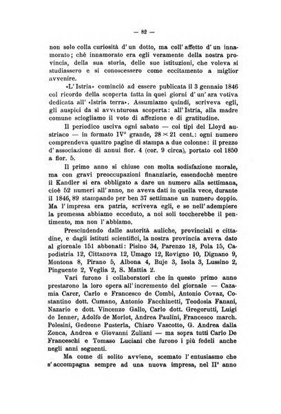 Pagine istriane periodico scientifico letterario-artistico