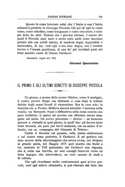 Pagine istriane periodico scientifico letterario-artistico