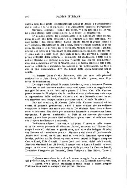 Pagine istriane periodico scientifico letterario-artistico