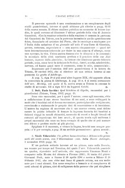 Pagine istriane periodico scientifico letterario-artistico