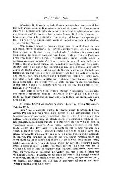 Pagine istriane periodico scientifico letterario-artistico