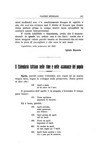 Pagine istriane periodico scientifico letterario-artistico