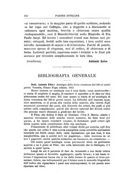 Pagine istriane periodico scientifico letterario-artistico