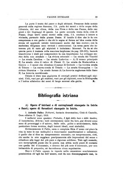 Pagine istriane periodico scientifico letterario-artistico