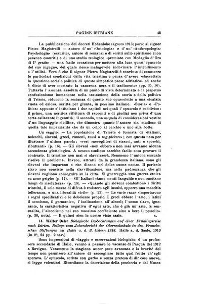 Pagine istriane periodico scientifico letterario-artistico