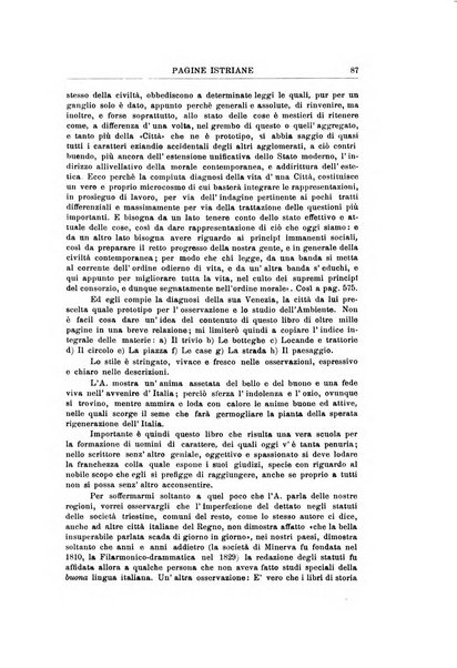 Pagine istriane periodico scientifico letterario-artistico