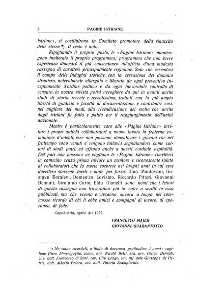 Pagine istriane periodico scientifico letterario-artistico