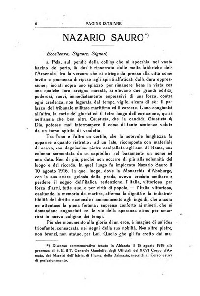 Pagine istriane periodico scientifico letterario-artistico