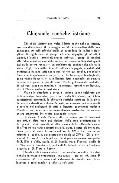 Pagine istriane periodico scientifico letterario-artistico