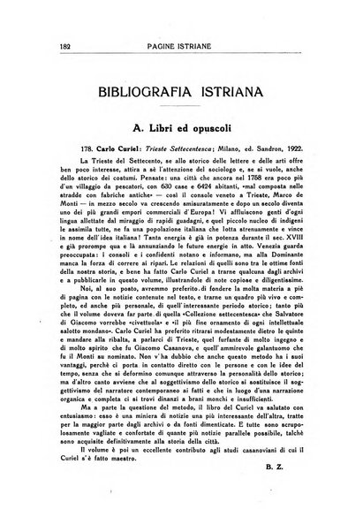 Pagine istriane periodico scientifico letterario-artistico