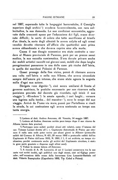 Pagine istriane periodico scientifico letterario-artistico