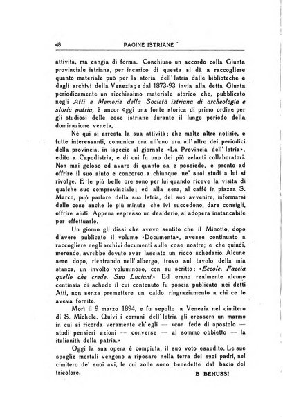 Pagine istriane periodico scientifico letterario-artistico