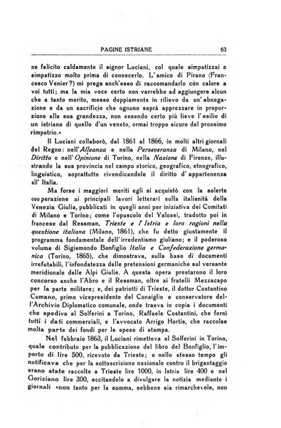 Pagine istriane periodico scientifico letterario-artistico