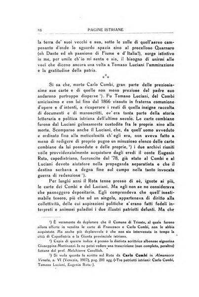 Pagine istriane periodico scientifico letterario-artistico