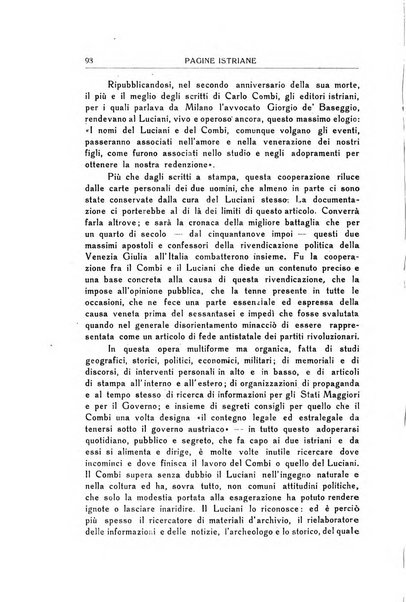 Pagine istriane periodico scientifico letterario-artistico