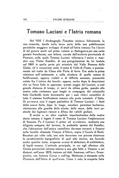 Pagine istriane periodico scientifico letterario-artistico